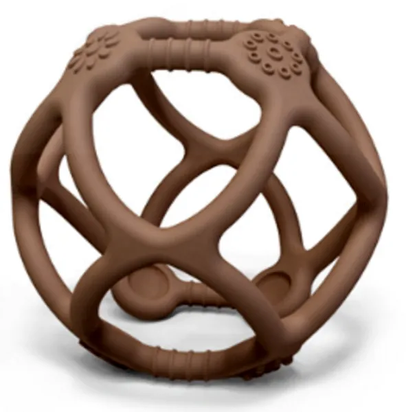 Boll av silikon med taktila ytor