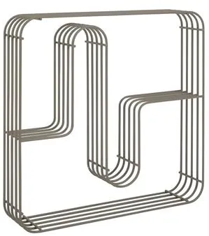 AYTM CURVA Hyllutställning Fyrkant Taupe