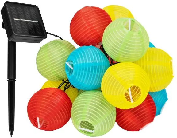 Solcells ljusslinga 20led